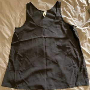 Black tank top